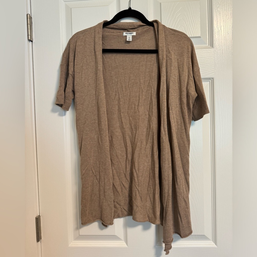 Short sleeve cardigan